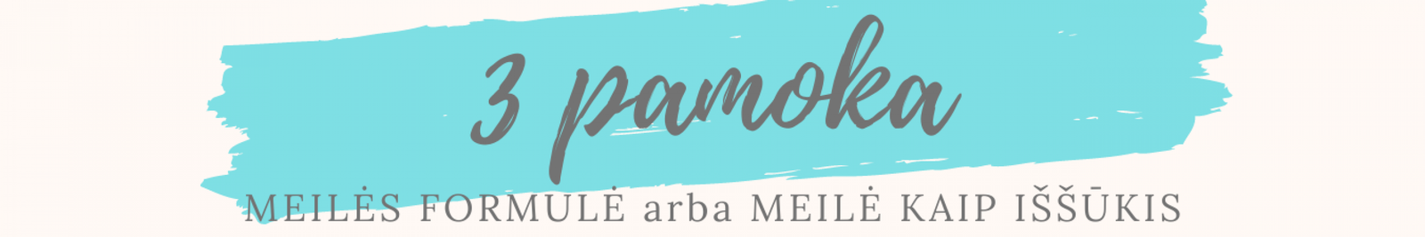 1 pamoka